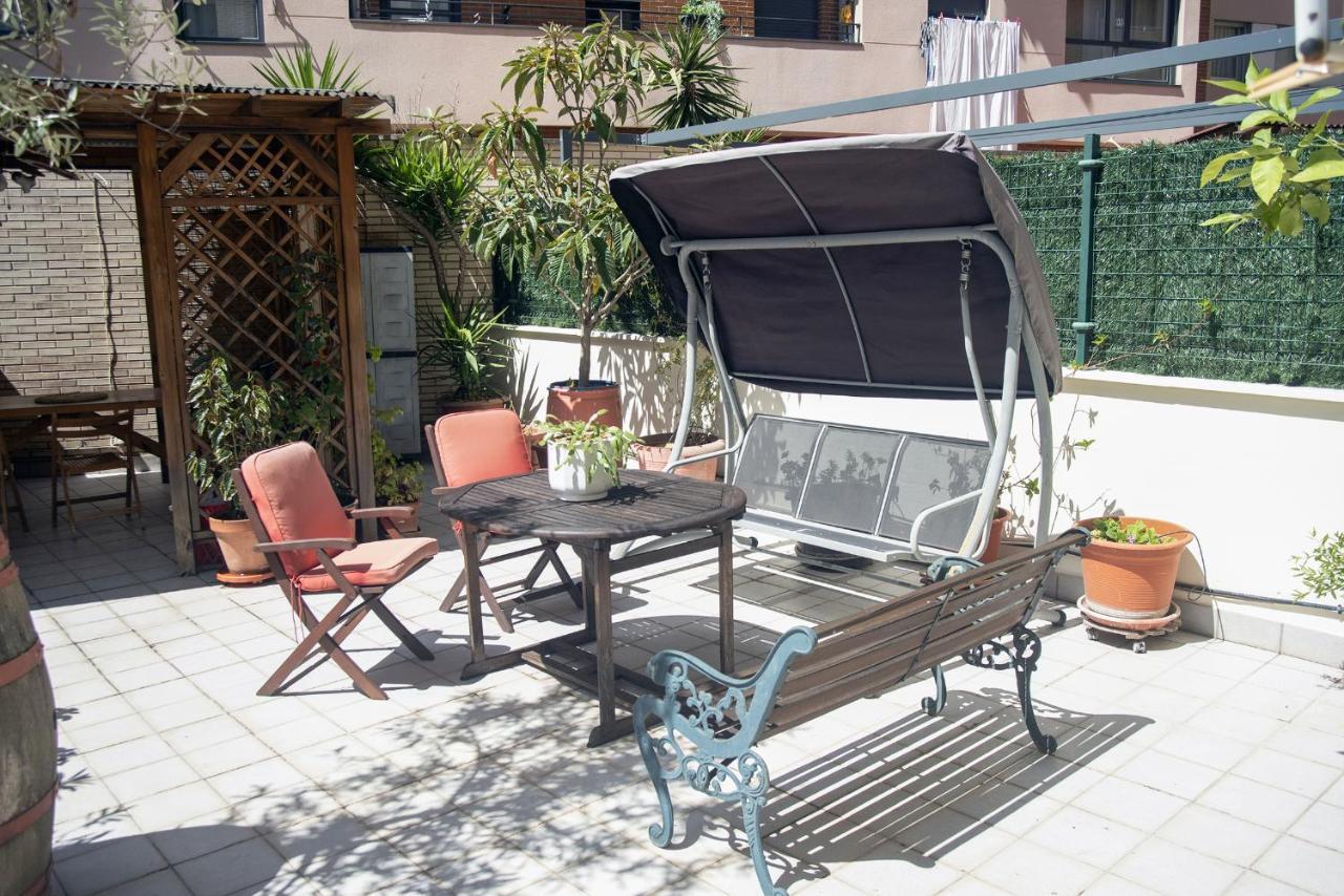 Un Jardin En La Ciudad Gran Piso Y Super Terraza En El Centro By Apartamentos לוגרוניו מראה חיצוני תמונה
